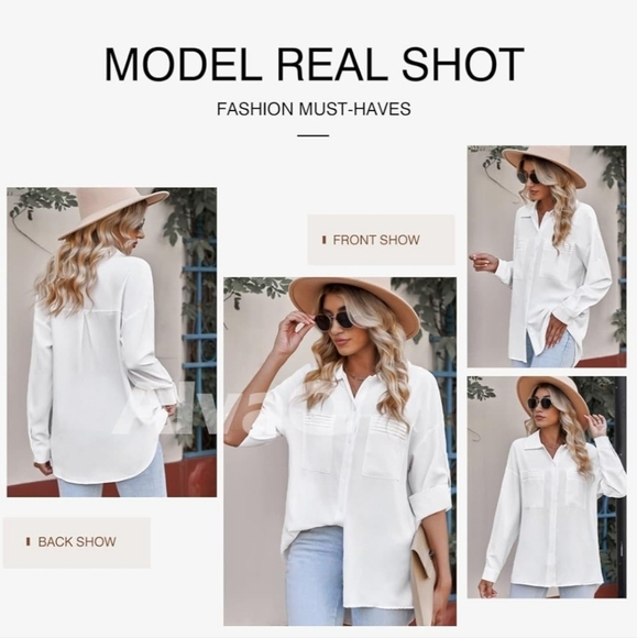 ⭐️40% Off⭐️ White Button Down Shirt - Picture 5 of 8